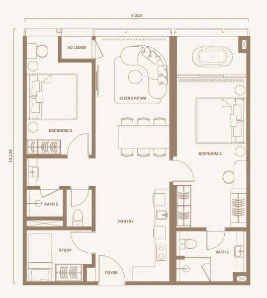 Type C Floor Plan