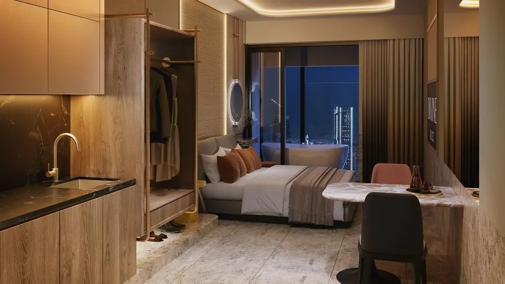 Studio unit interior